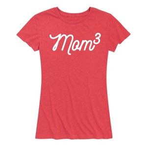 Women's - Instant Message - Mom to the 3rd Power Short Sleeve Graphic T-Shirt - 1 of 4