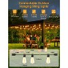 Itopfox 25FT Outdoor String Lights with 10+1 LED Dimmable Waterproof Shatterproof ST38 Retro Edison Bulbs for Balcony Yard, Black - 4 of 4