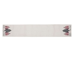 Unique Bargains Christmas Table Runner Three Christmas Trees Linen 72"x13" 1 Pc - 1 of 4