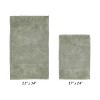 Granada 2 Piece Bath Rug Set 100% Premium Cotton Tufted Non-Slip Backing Bathmats for Bathroom, Super Soft Absorbent, Machine Washable - 2 of 4
