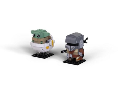 LEGO BrickHeadz Star Wars - The Mandalorian & the Child 75317 (Retiring  Soon) by LEGO