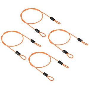 Unique Bargains Security Steel Cable Coated Luggage Lock Wire Rope - 1 of 4