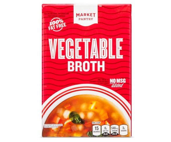 Vegetable Broth - 48oz - Market Pantry