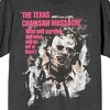 Texas Chainsaw Massacre Who Will Survive... With Leatherface Men's Charcoal Heather Short Sleeve Tee - image 2 of 3