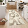 Luxury Modern Area Rug Ultra Soft Non Slip Stain Resistant Indoor Mat Machine Washable Low Pile Abstract Carpet - 4 of 4