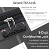 Hardshell Suitcase With Lightweight TSA Approved Locks And 3-level Telescopic Handle Swivel Suitcase Travel Luggage With Expandable Function - 2 of 4