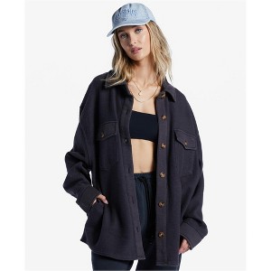 Billabong Mens Shacket Oversized Button Fleece Jacket - 1 of 1
