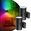 DORESshop 1-Watt Integrated LED Dimmable Plug-In Night Light, RGB Gradient, Dusk to Dawn, 2-Pack for Bedroom or Hallway - 2 of 4