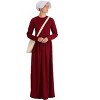 HalloweenCostumes.com Handmaid's Tale Adult Deluxe Cloak Costume Womens, Crimson Red Hooded Robe Halloween Outfit - 2 of 4
