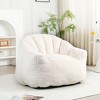 SeaCamel Oversized Bean Bag Chair - High-Density Foam, Plush Comfort for Adults, Perfect for Bedroom & Living Room Relaxation - 4 of 4