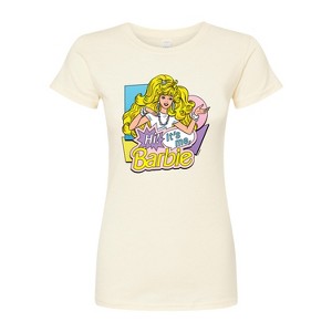 Women's - Barbie - Hi Its Me Fitted Graphic T-Shirt - 1 of 2