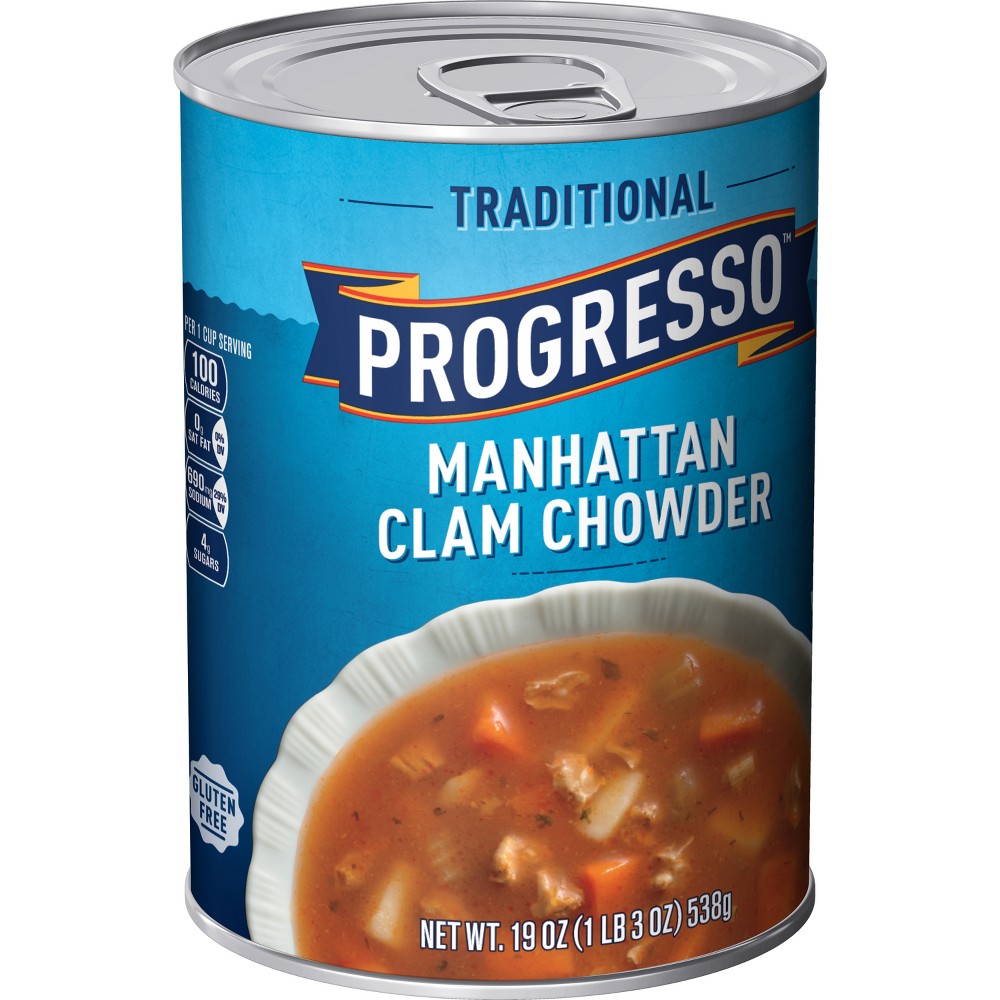 UPC 041196011111 product image for Progresso Manhattan Clam Chowder Soup - 18.5oz | upcitemdb.com