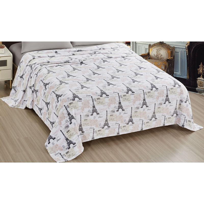 Noble House Super Soft and Ultra Comfy Luxe Printed Blanket - Bridgette, 3 of 5