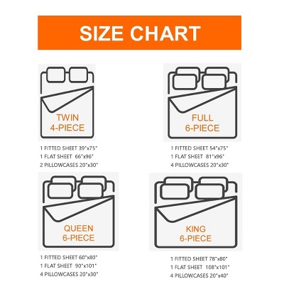 Twin Black and Blue Geometric Microfiber Sheet Set