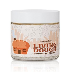 Living Dough Gluten Free Sourdough Starter – Active Organic, Live Culture for Artisanal Baking: Bread, Pizza, Waffles, Pancakes & More - 1 of 4