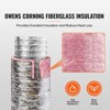 VEVOR Dryer Vent Hose, 4'' Insulated Flexible Duct 25FT Long with 2 Duct Clamps, Heavy-Duty Three Layer Protection, Silver - 3 of 4