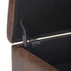 Owen - Coffee Table Storage Ottoman - Distressed Chestnut Brown - 2 of 4