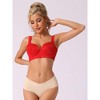 INSPIRE CHIC Women's Adjustable Strap Full Coverage Push Up Bras 3 Packs - 4 of 4