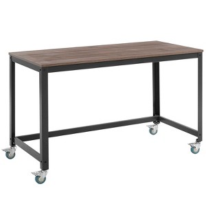 Modway Vivify Computer Office Desk - Gray Walnut - 1 of 4