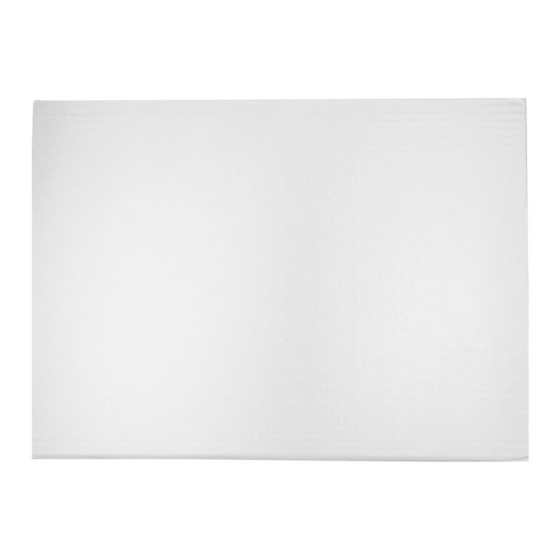 O'Creme Quarter Size Rectangular White Foil Cake Board, 1/2" Thick, Pack of 5, 1 of 4