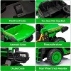 24V Ride-On Dump Truck, 2-Seater Remote Control Construction Car with Electric Dump Bed, Extra Shovel, 2WD/4WD, Music Player  for Kids - 3 of 4