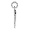 Black Bow Jewelry Sterling Silver, Varsity Collection, Small D/C Pendant, Number 24 - 2 of 4