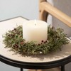 Sullivans Artificial Mini Leaf with Berries Accent Wreath - 3 of 3