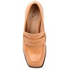 Journee Women's Ezzey Loafer Mid Stacked Heel Square Toe Pumps - 4 of 4