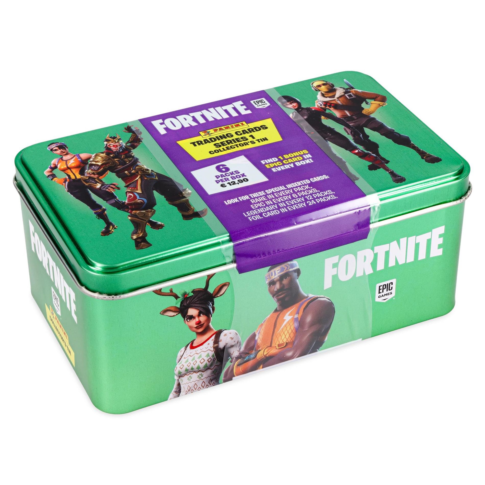 Panini America Fortnite Series 1 2019 Panini Trading Cards Sealed Tin | 6 Packs