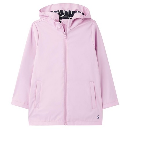 Joules Girls Riverside Showerproof Novelty Raincoat - Pink Mouse - 4 ...
