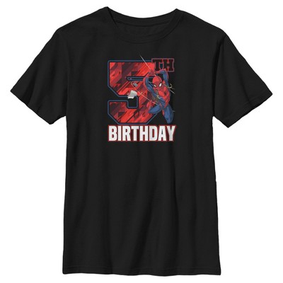 Boy's Marvel 5th Birthday Spidey T-shirt : Target