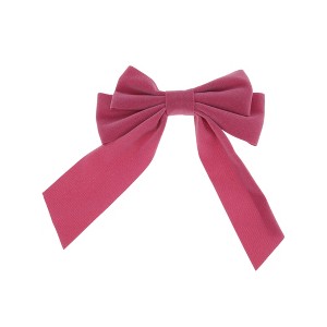 Unique Bargains Exquisite Bow Ribbon Duckbill Hair Clips 1 Pc - 1 of 4