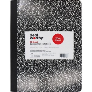 Composition Book Wide Ruled - Dealworthy™ - 1 of 1