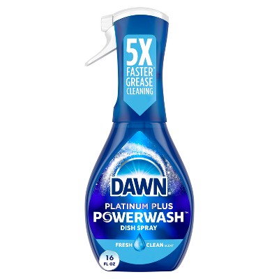 Dawn Platinum Powerwash Dishwashing Liquid Dish Soap Spray - Fresh - 16oz