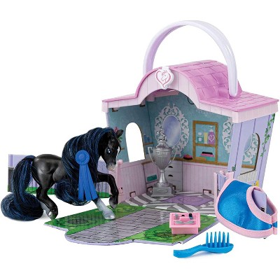 Breyer Animal Creations Breyer Li'l Beauties Fashion Horse Playset | Shimmer's Grooming Salon