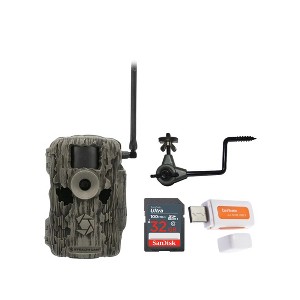 Stealth Cam 36MP Fusion Max Cellular Trail Camera with 80 Feet Detection Range with Camera Holder 32GB Memory Cards and Card Reader - 1 of 4