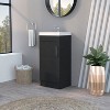 TiramisuBest Bathroom Vanity, Modular Sectional Sofa with Storage, Sideboard Buffet Style Design for Living Room - 3 of 4