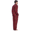 Ashford & Brooks Mens Flannel Plaid Pajamas Long Pj Set - 3 of 4