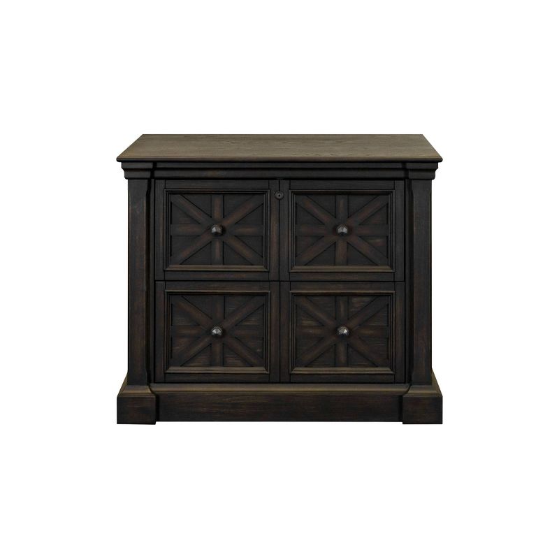 Kingston Traditional Wood Lateral File Dark Brown - Martin Furniture, 1 of 9