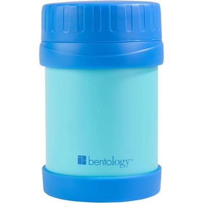 Bentology Stainless Steel Insulated Lunch 13 oz Jar – Leak-Proof Storage Container for Hot & Cold Food - BPA Free - Fits Most Lunch Boxes - Blue
