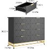 Zstar 8 Drawer Dresser Storage Organizer for Living Room, Bedroom, Hallway - 2 of 4