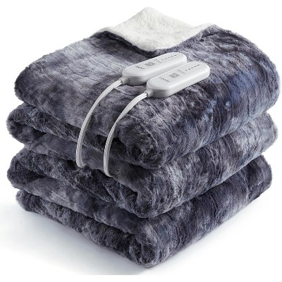 Heated Blanket, Tie Dye Heating Blanket for Bedding, With 5 Heat Settings, Fast Heating, Soft and Comfy, Machine Washable
