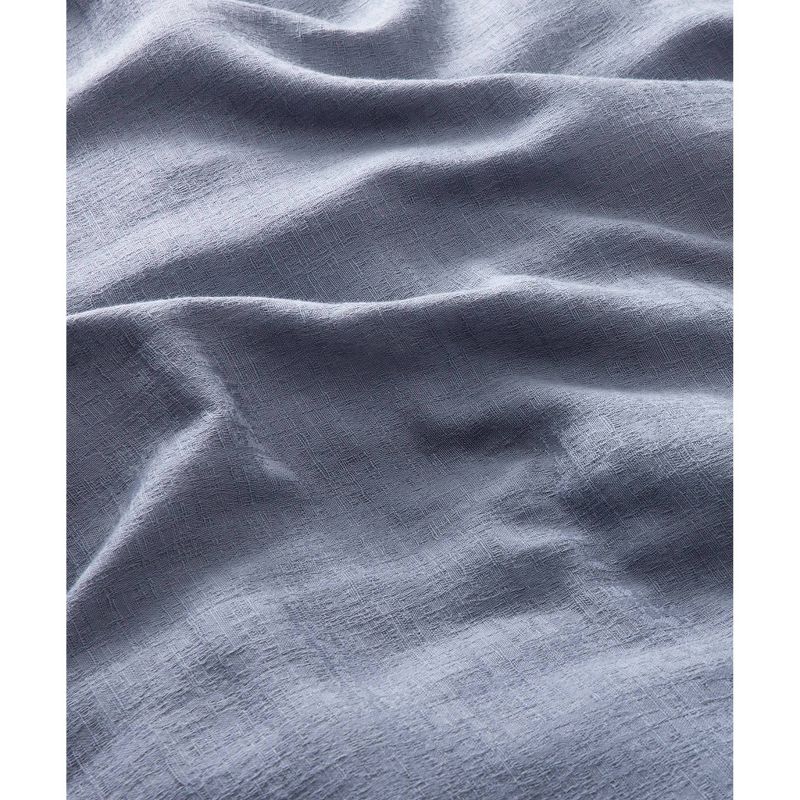 Blue Loom 3pc Vivie Solid Stone Washed Duvet Cover Bedding Set, 3 of 8