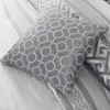 PAGED Comforter Set 7 Piece Jacquard Bedding Comforter Sets with Decorative Pillows, Bed Skirt - 4 of 4