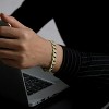 Guili 14K Gold Plated Classic Chain Bracelet with Clear Cubic Zirconia Offers Timeless Sparkle and Polished Style for Everyday Elegance - 3 of 3