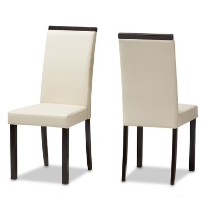 target faux leather dining chairs