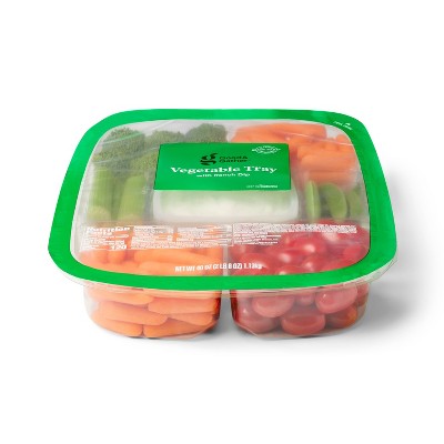 Vegetable Tray with Ranch Dip - 40oz - Good & Gather™