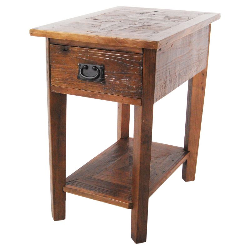 Revive Reclaimed Chairside Table Natural - Alaterre Furniture, 1 of 7