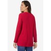 Woman Within Embroidered Thermal Henley Tee - 3 of 4