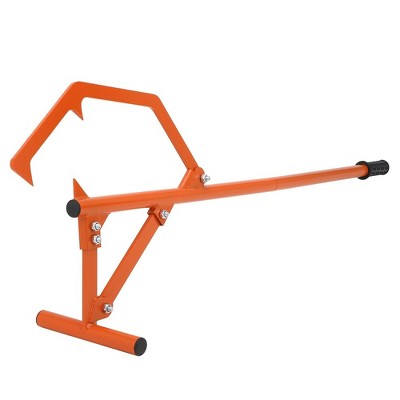 51" Timberjack Log Lifter, Adjustable Log Roller Cant Hook, Logging Tool Log Roller Tool with Rubber Handle,Wood Peavey Logging Tool
